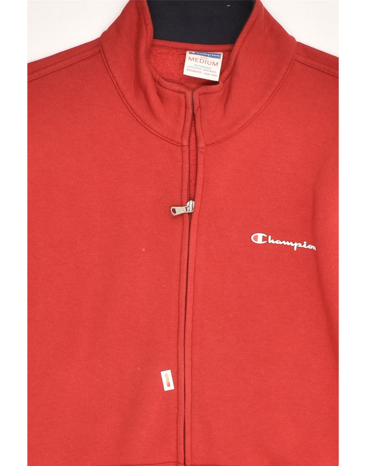 CHAMPION Womens Loose Fit Tracksuit Top Jacket UK 14 Medium Red | Vintage Champion | Thrift | Second-Hand Champion | Used Clothing | Messina Hembry 
