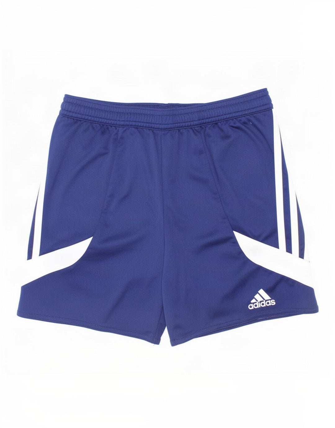 Adidas Boys Climalite Sport Shorts 9-10 Years Medium Blue Colourblock