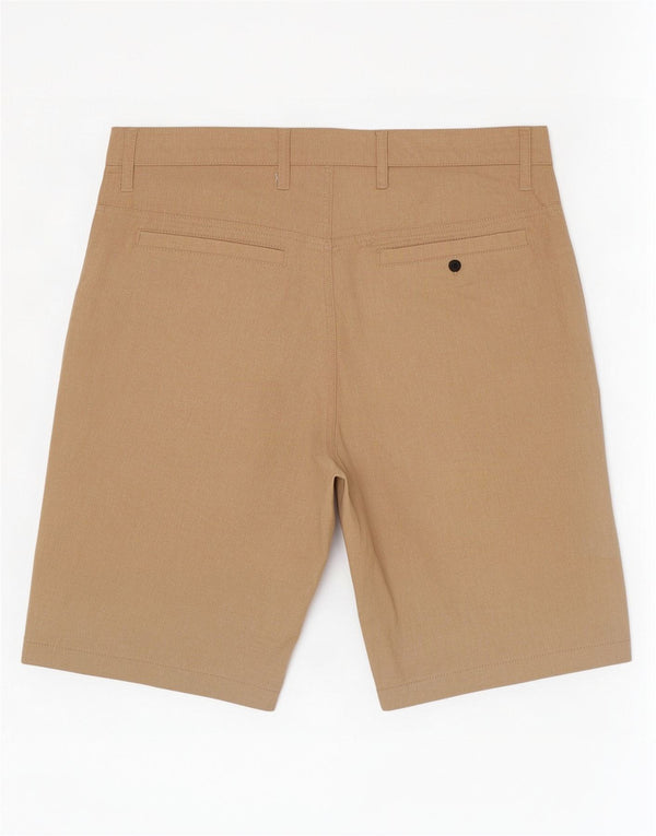 Hurley Mens Chino Shorts W30 Medium Beige Polyester