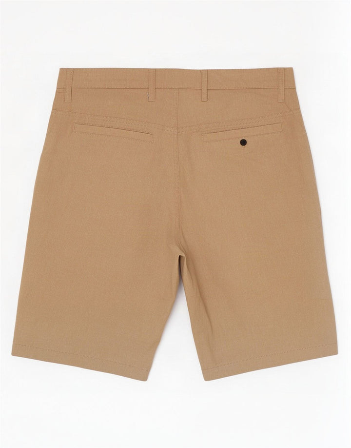 Hurley Mens Chino Shorts W30 Medium Beige Polyester