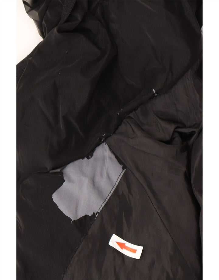 Calvin Klein Jeans Womens Oversized Graphic Padded Jacket UK 10 Small Black