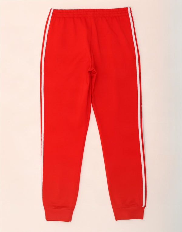 Adidas Mens Tracksuit Trousers Joggers Large Red Polyester
