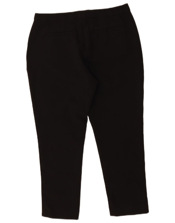 Marks & Spencer Womens Autograph Chino Trousers UK 16 Large W34 L26 Black