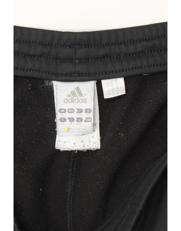 Adidas Womens Tracksuit Trousers UK 16 Large  Black Polyester