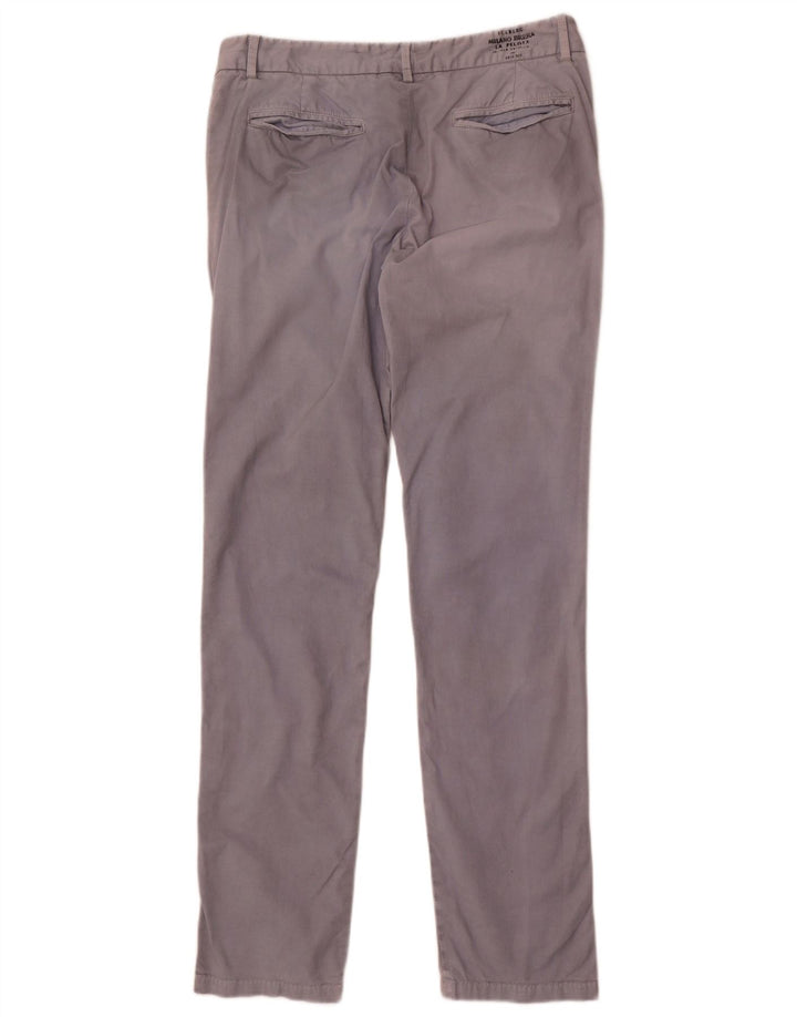 Iceberg Mens Slim Chino Trousers IT 48 Medium W32 L34 Grey Cotton