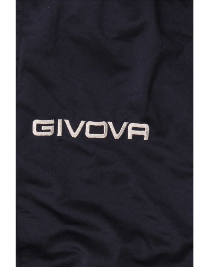 Givova Mens Graphic Tracksuit Trousers Joggers Medium Navy Blue