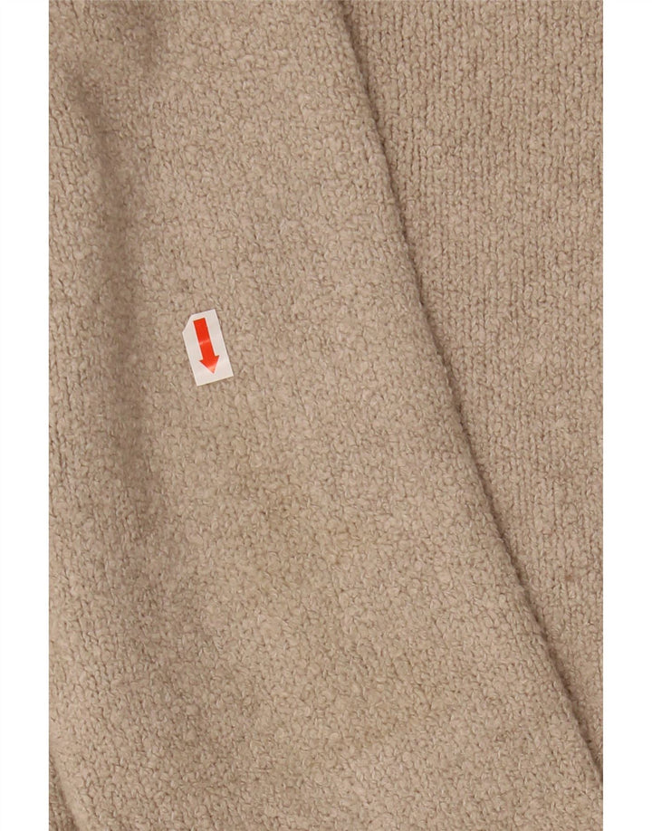 ALL SAINTS Mens Crew Neck Jumper Sweater Small Beige Cotton