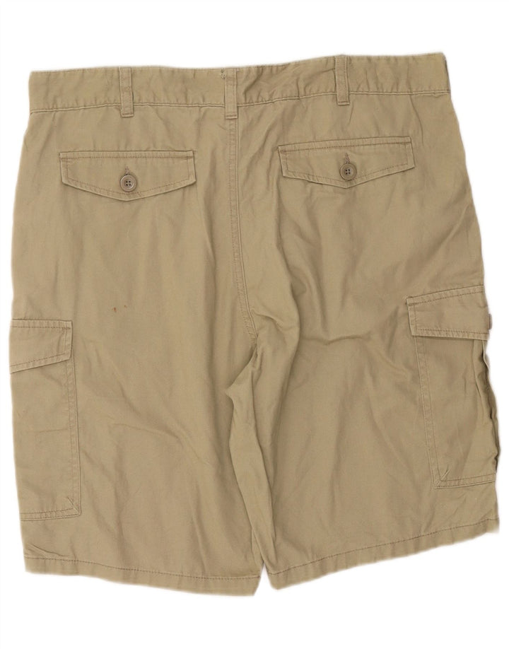 Mountain Warehouse Mens Cargo Shorts W36 Large Beige Cotton