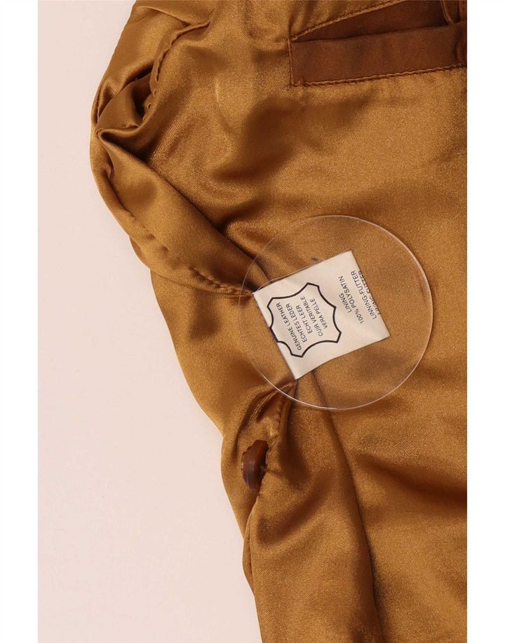 Zarro Mens Suede Jacket UK 40 Large Brown Leather