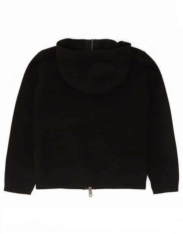 The North Face Girls Hooded Fleece Jacket 5-6 Years Black Polyester