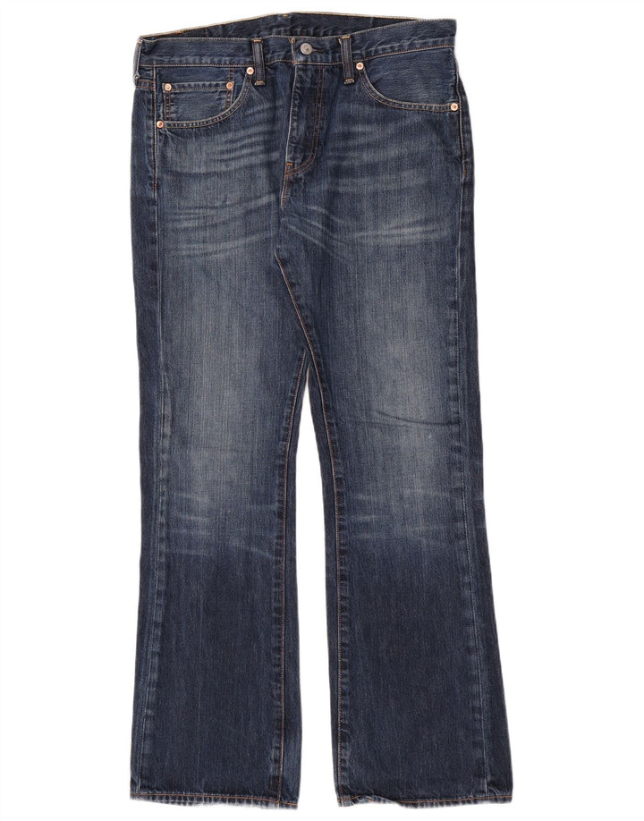 Levi's Mens 527 Bootcut Jeans W34 L32 Blue Cotton