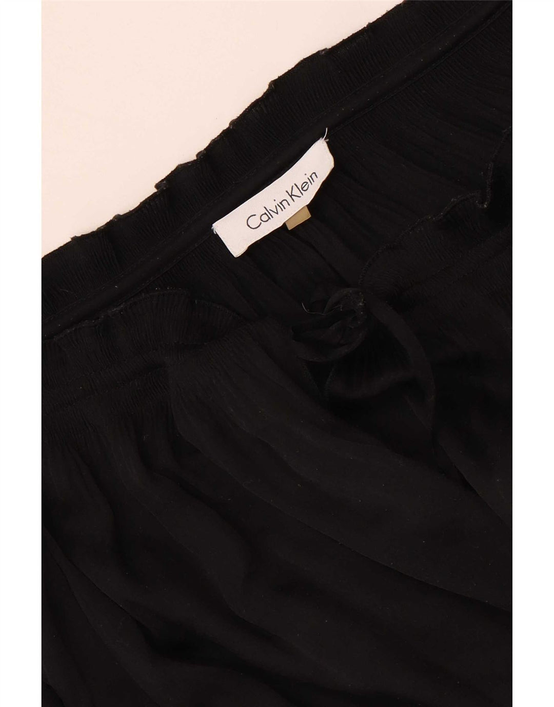 Calvin Klein Womens Off Shoulder Blouse Top UK 18 XL Black