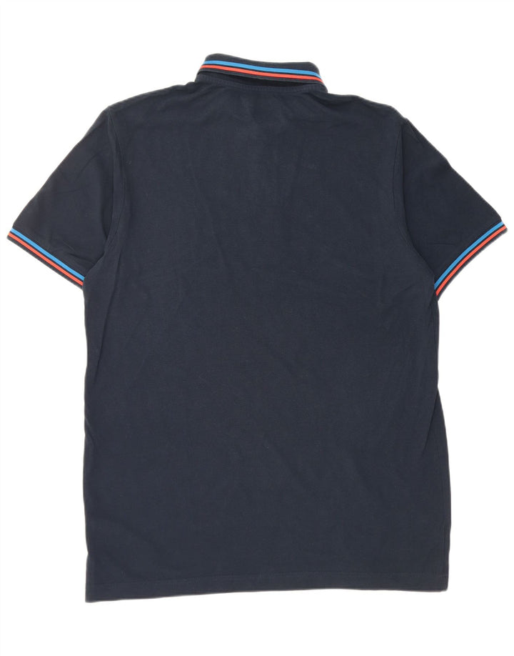 KAPPA Mens Polo Shirt XL Navy Blue Cotton