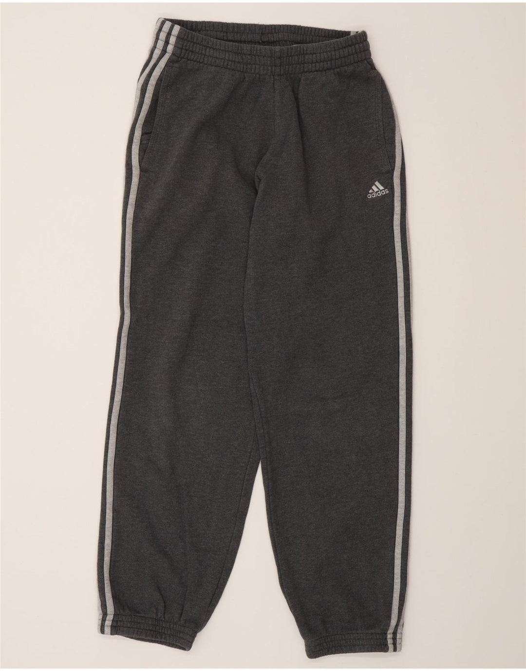 Adidas Mens Tracksuit Trousers Joggers Small  Grey Cotton