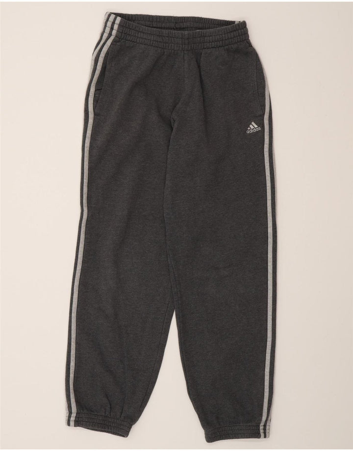 Adidas Mens Tracksuit Trousers Joggers Small  Grey Cotton