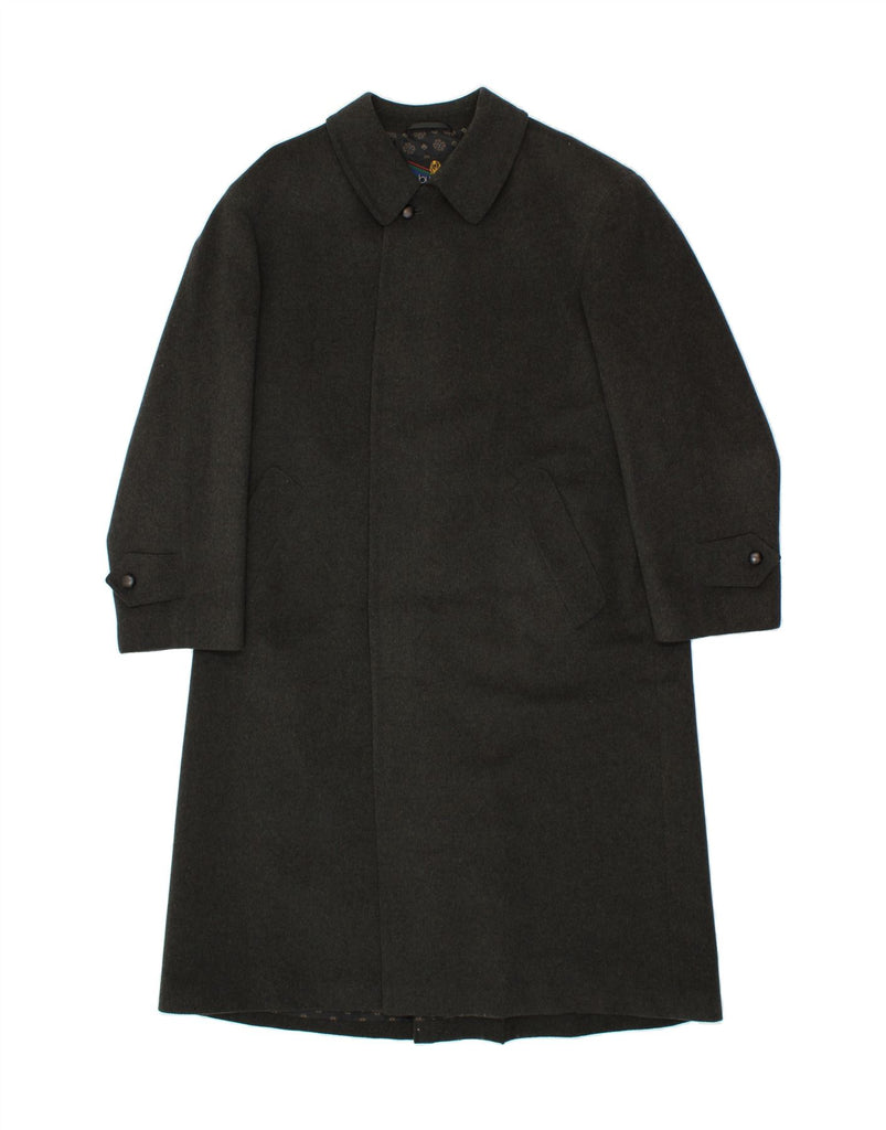 BUGATTI Mens Overcoat IT 50 Large Grey Wool Vintage Bugatti and Second-Hand Bugatti from Messina Hembry 