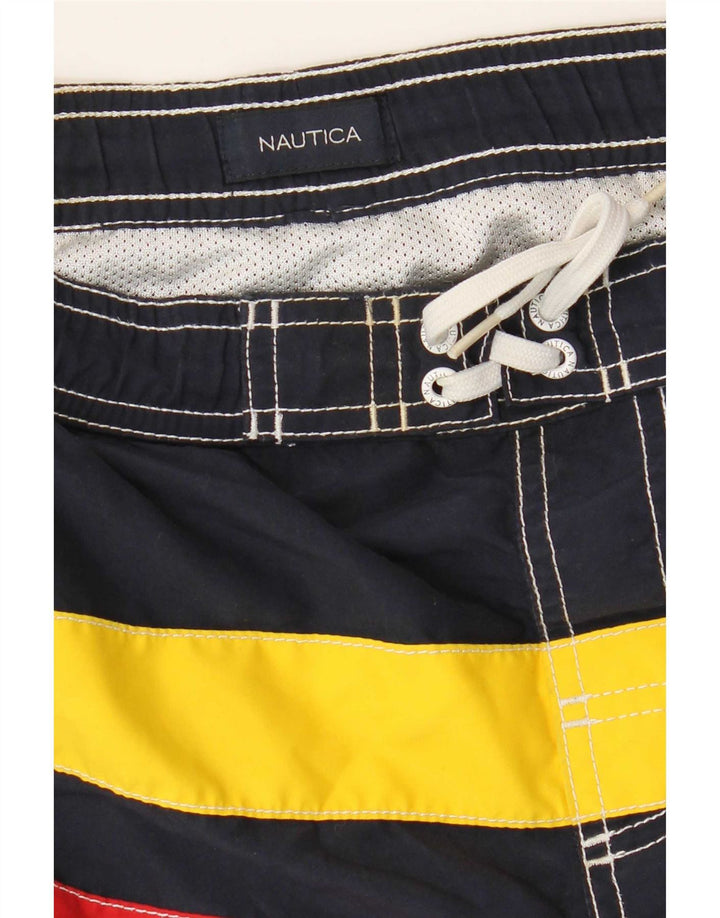 Nautica Boys Swimming Shorts 11-12 Years Multicoloured Striped