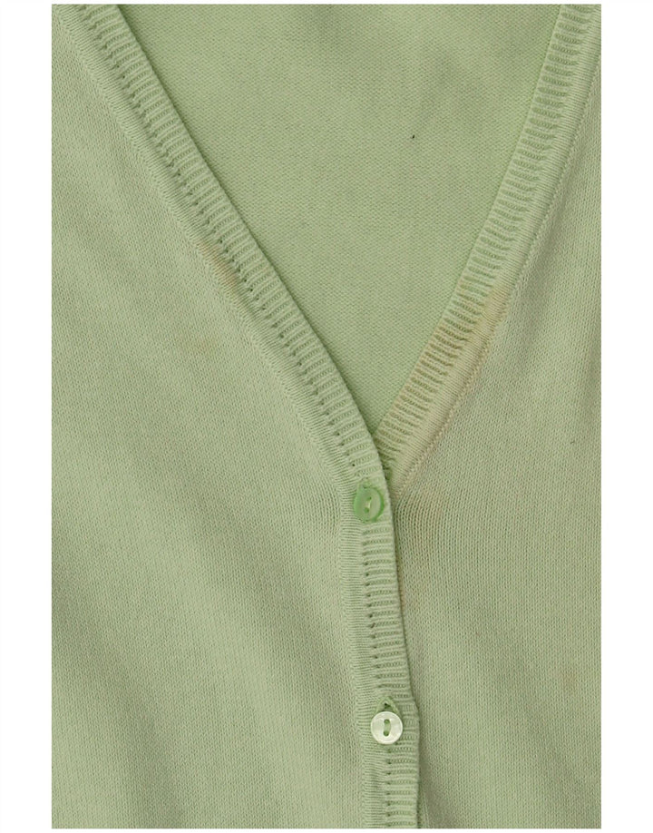 Zara Womens Cardigan Sweater UK 18 XL Green