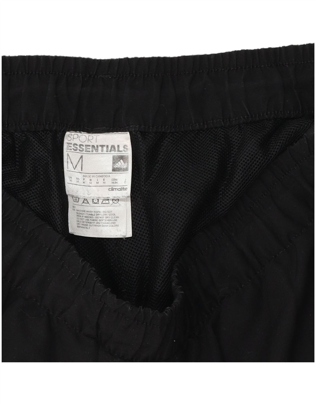 Adidas Mens Climalite Sport Shorts Medium  Black Polyester