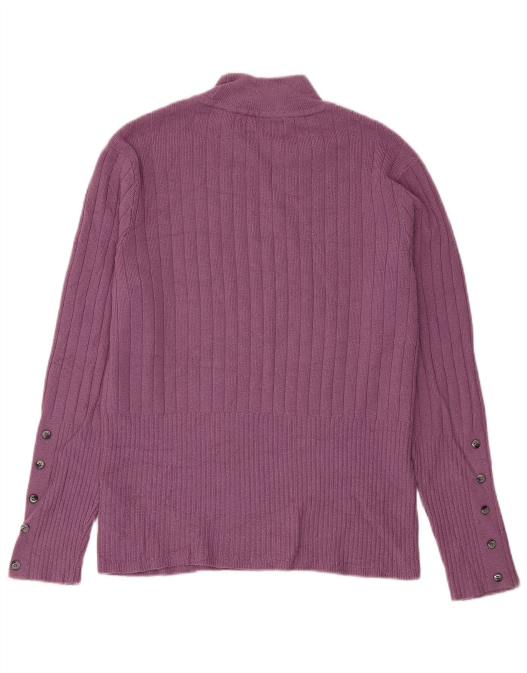 Marks & Spencer Womens Turtle Neck Jumper Sweater UK 12 Medium Purple