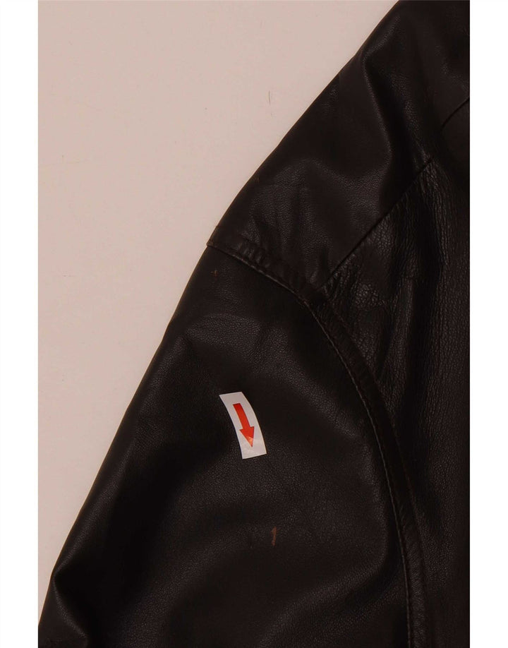 Vintage Mens Leather Jacket UK 40 Large Brown
