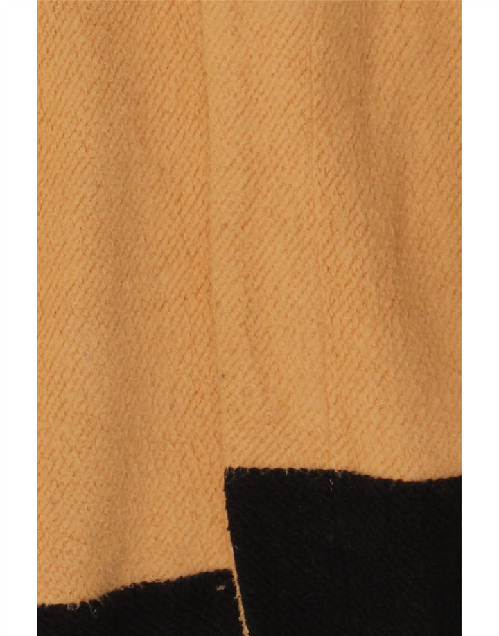 Zara Womens Oversized Open Overcoat UK 14 Medium Multicoloured Colourblock
