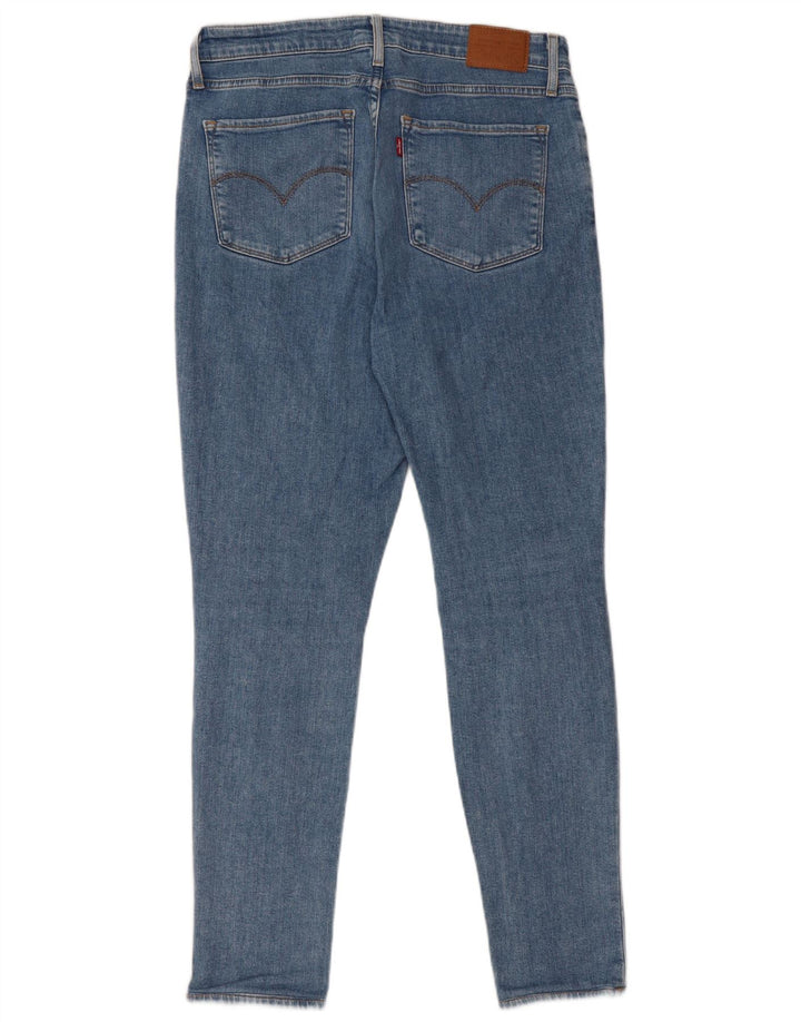 Levi's Womens 721 High Rise Skinny Jeans W30 L30 Blue Cotton