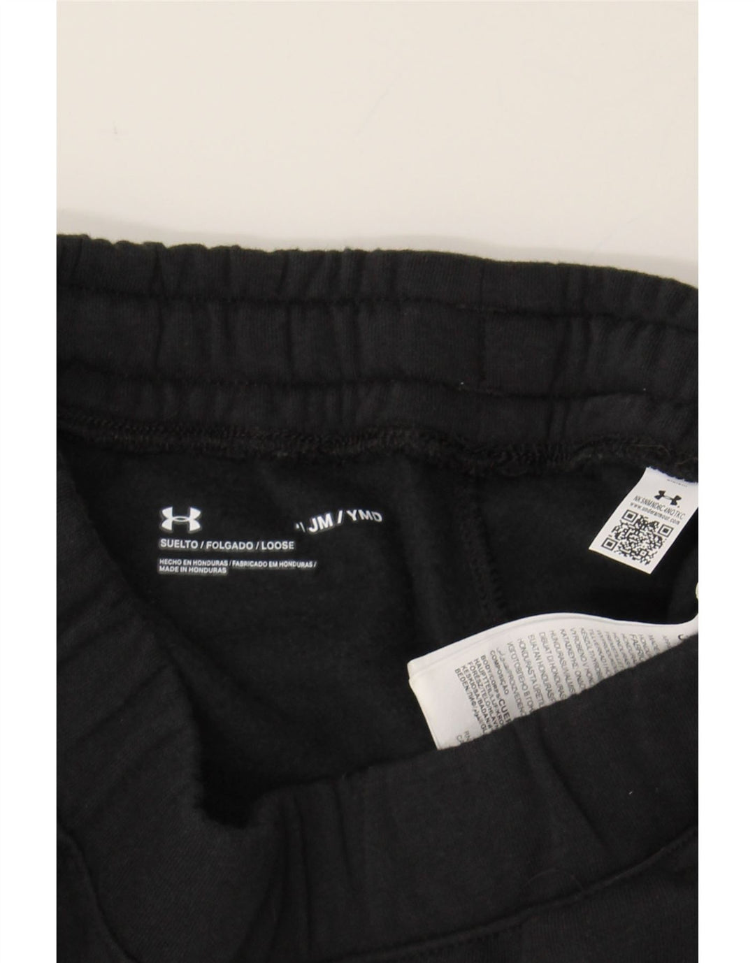 UNDER ARMOUR Boys Tracksuit Trousers Joggers 9-10 Years Medium  Black Vintage Under Armour and Second-Hand Under Armour from Messina Hembry 