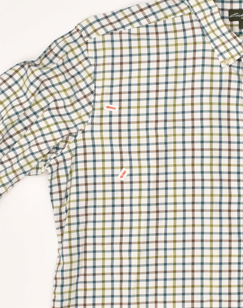 EDDIE BAUER Mens Relaxed Fit Shirt Large Multicoloured Check Cotton | Vintage Eddie Bauer | Thrift | Second-Hand Eddie Bauer | Used Clothing | Messina Hembry 