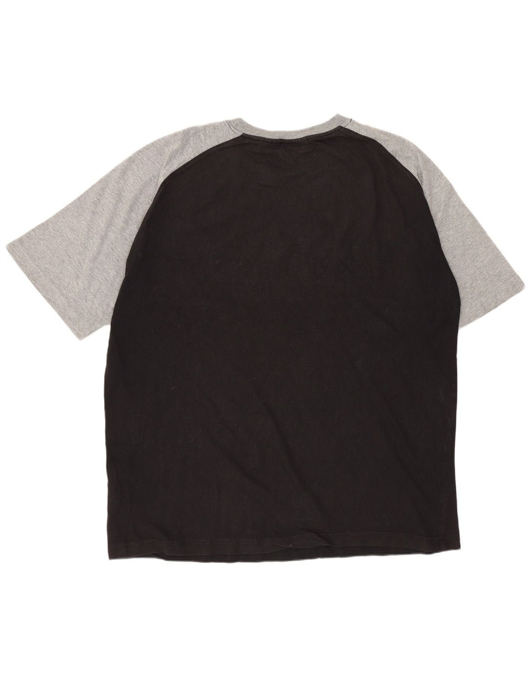 FILA Mens Graphic T-Shirt Top XL Black Colourblock