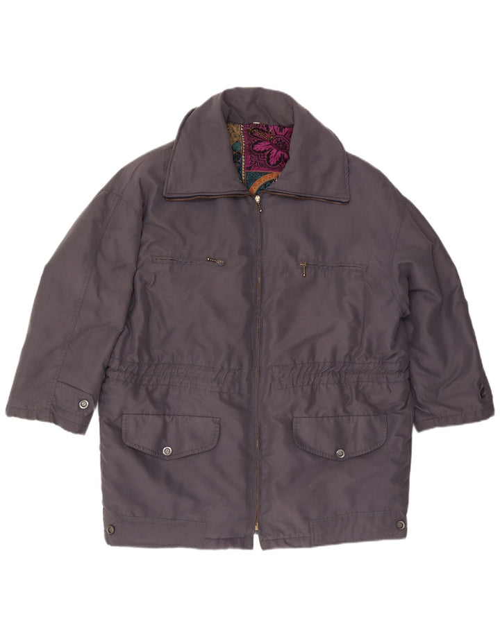 Vintage Womens Utility Jacket UK 16 Large Grey