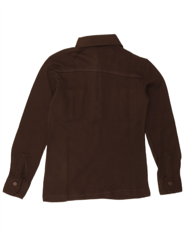 BETA Womens Pullover Shirt US 4 Small Brown