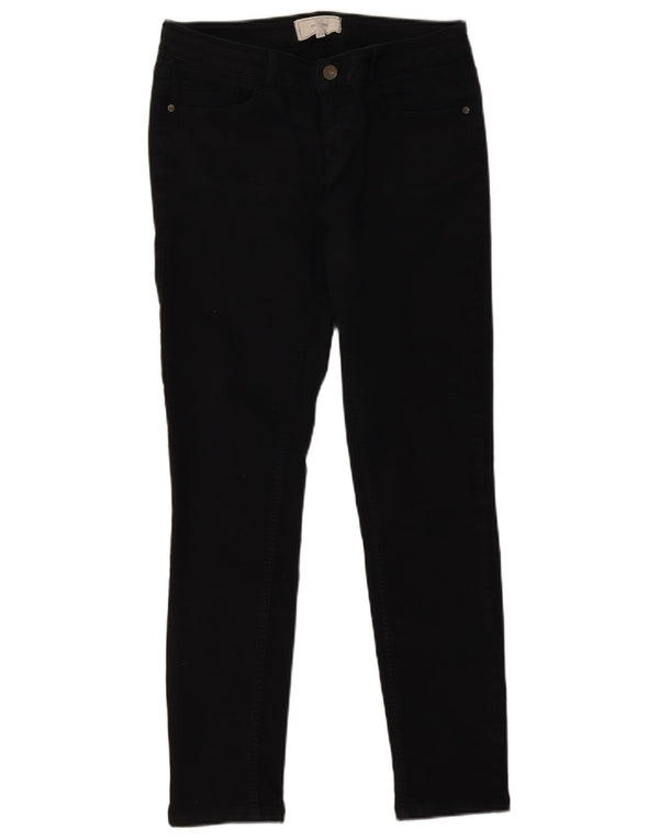 FAT FACE Womens Skinny Jeans UK 14 Large W32 L28 Black