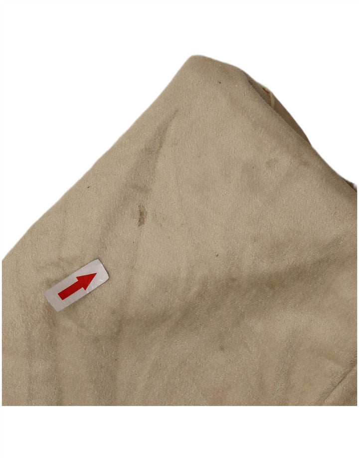CALVIN KLEIN Womens 3 Button Blazer Jacket UK 16 Large Beige Polyester