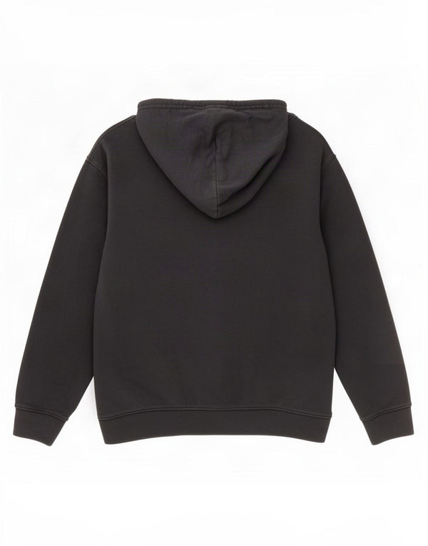 Champion Mens Graphic Hoodie Jumper Large Black Cotton