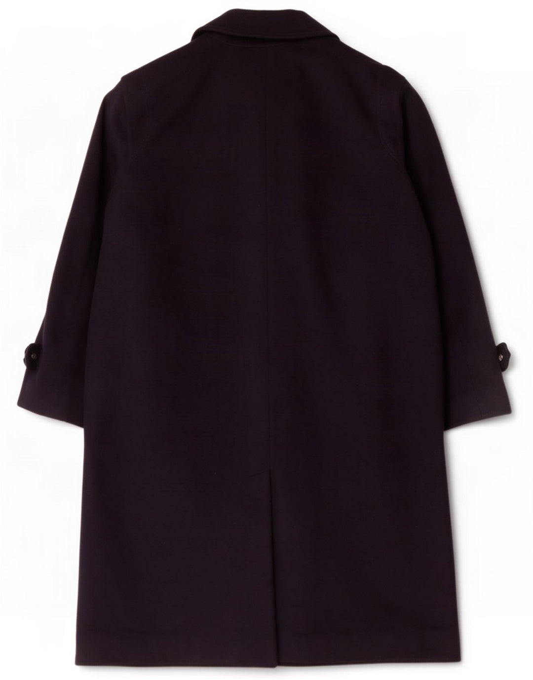 Moessmer Mens Overcoat UK 38 Medium Navy Blue Virgin Wool