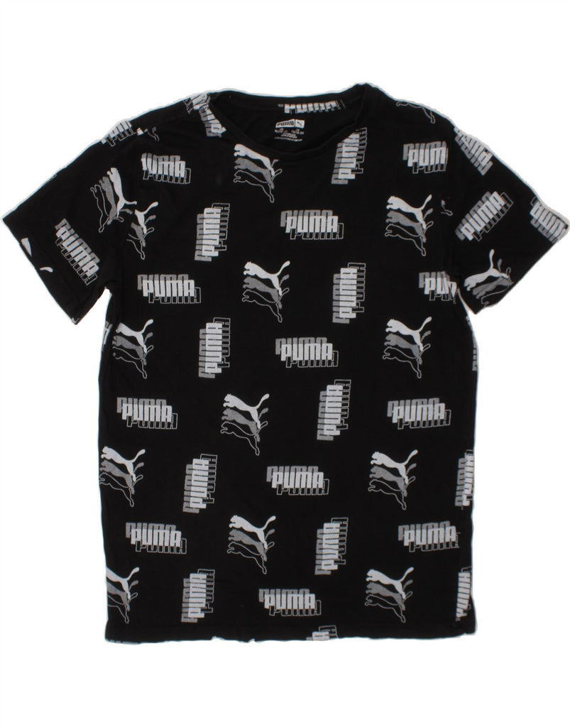 NIKE Boys Graphic T-Shirt Top 15-16 Years XL Black Cotton Vintage Nike and Second-Hand Nike from Messina Hembry 