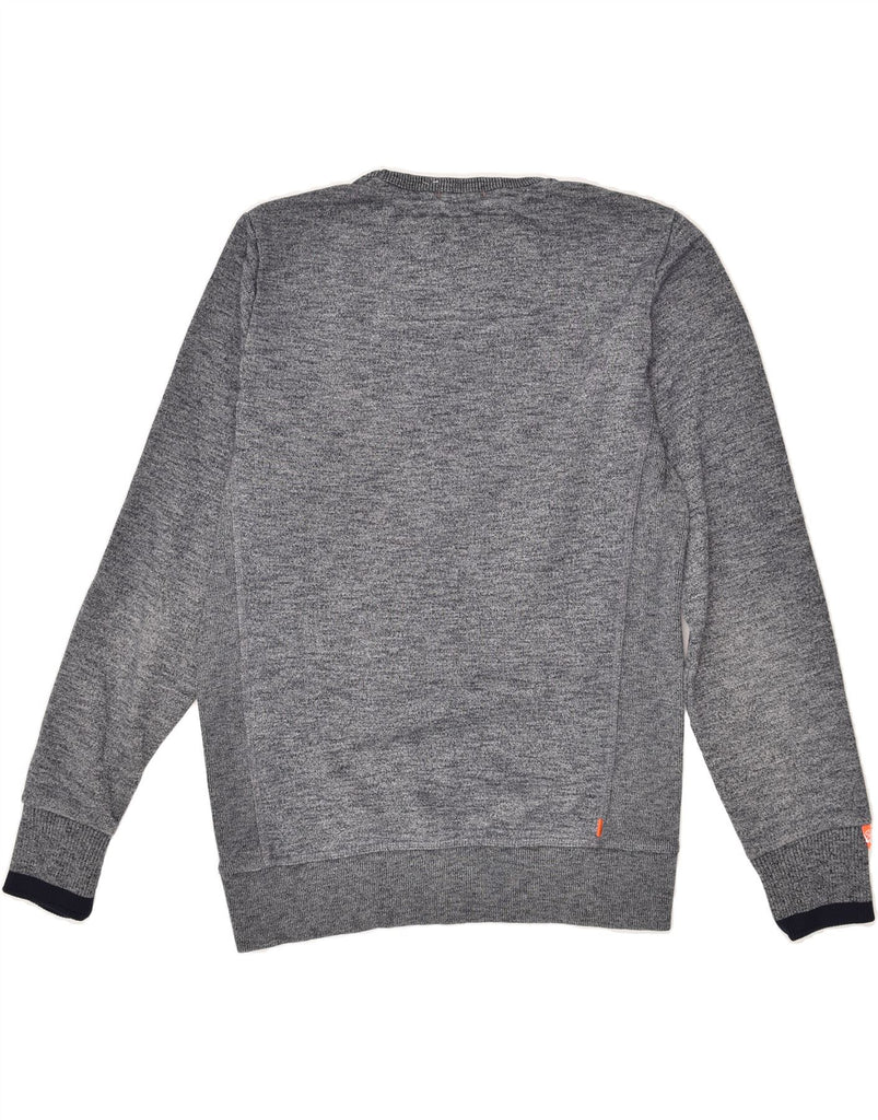 SUPERDRY Mens Crew Neck Jumper Sweater Medium Grey Cotton | Vintage Superdry | Thrift | Second-Hand Superdry | Used Clothing | Messina Hembry 