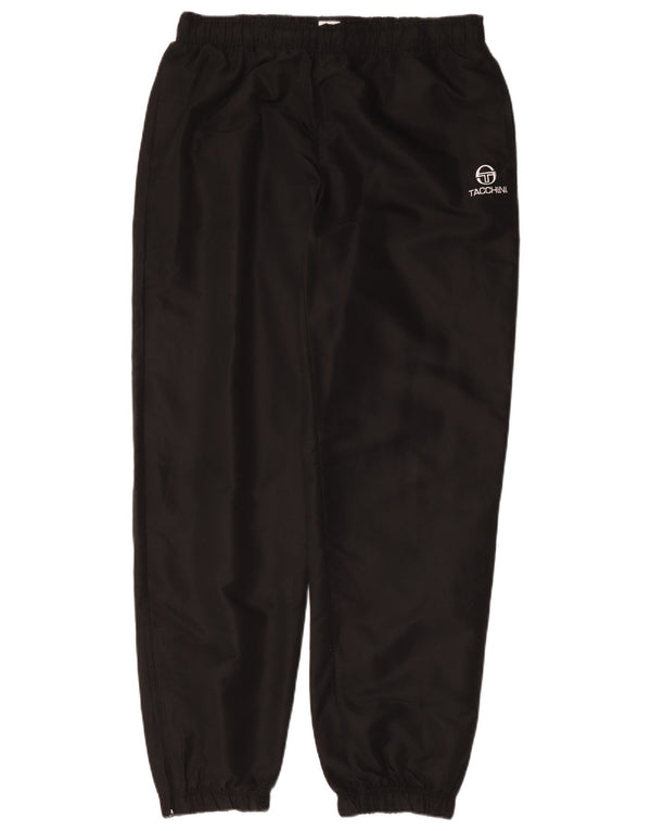 SERGIO TACCHINI Mens Tracksuit Trousers Joggers Large Black Polyester