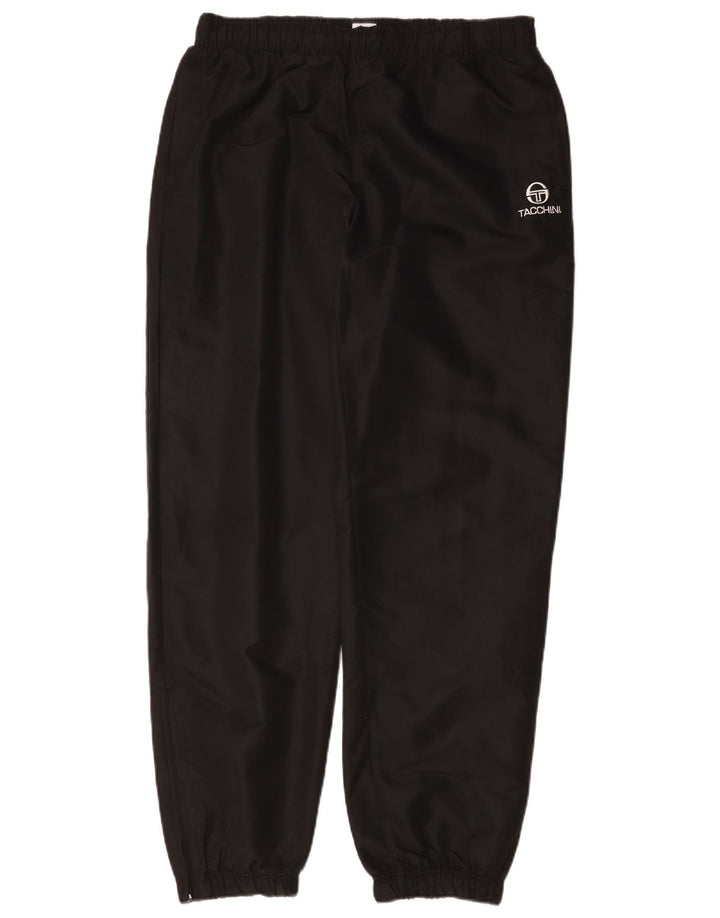SERGIO TACCHINI Mens Tracksuit Trousers Joggers Large Black Polyester