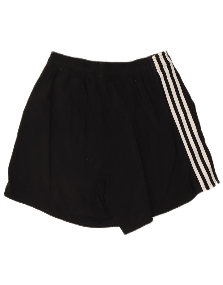 ADIDAS Womens Sport Shorts UK 12 Medium Black Polyester