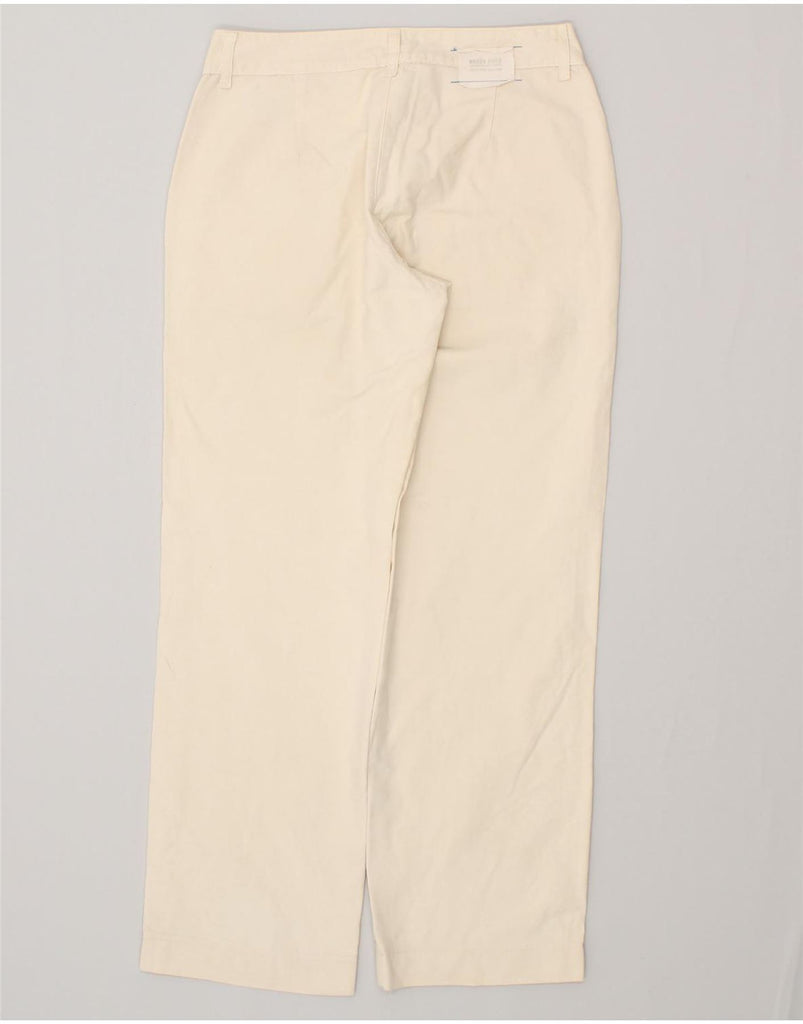 NORTH SAILS Womens Straight Chino Trousers EU 40 Medium W28 L27 White | Vintage North Sails | Thrift | Second-Hand North Sails | Used Clothing | Messina Hembry 