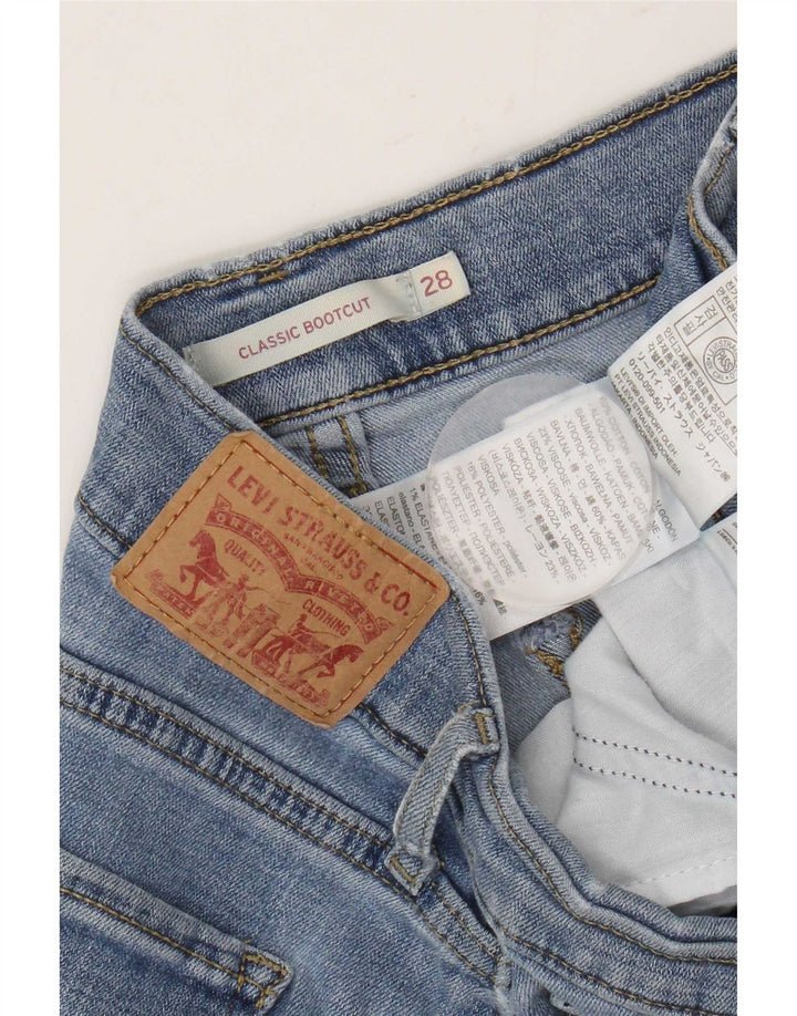Levi's Womens Classic Bootcut Jeans W28 L32 Blue Cotton