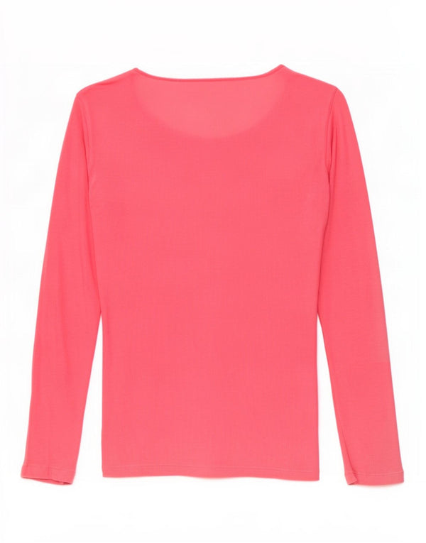 Gap Womens Oversized Top Long Sleeve UK 10 Small Pink Cotton