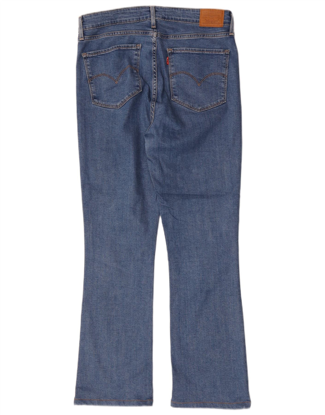 Levi's Womens 725 High Rise Bootcut Jeans W32 L30 Blue Cotton