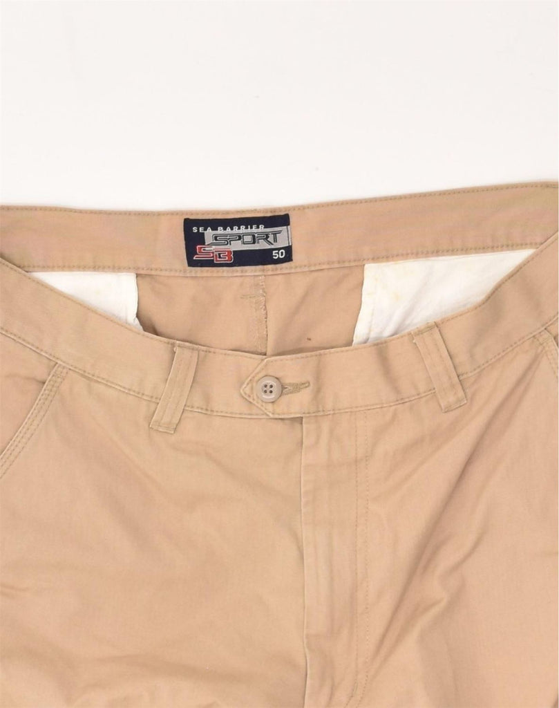 SEA BARRIER Mens Cargo Shorts IT 50 Large W38  Brown Cotton | Vintage Sea Barrier | Thrift | Second-Hand Sea Barrier | Used Clothing | Messina Hembry 