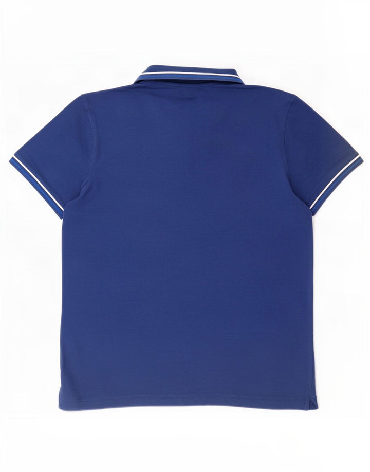 Lotto Mens Polo Shirt Large Blue Cotton