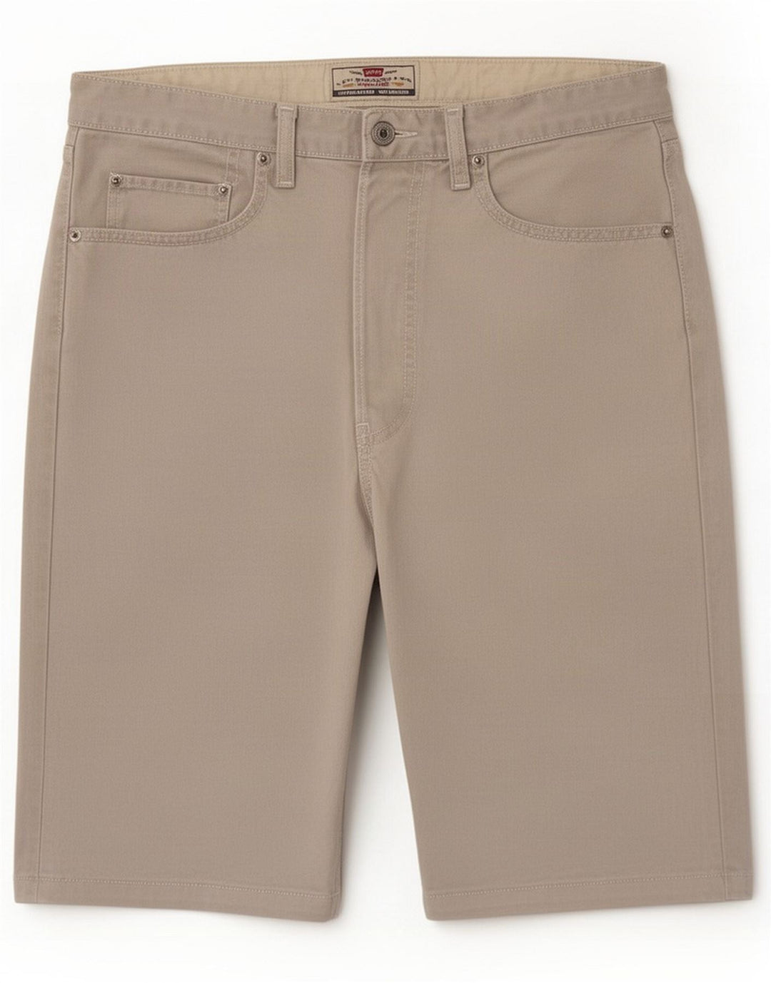 Levi's Mens Regular Denim Shorts Large W33 Beige Cotton