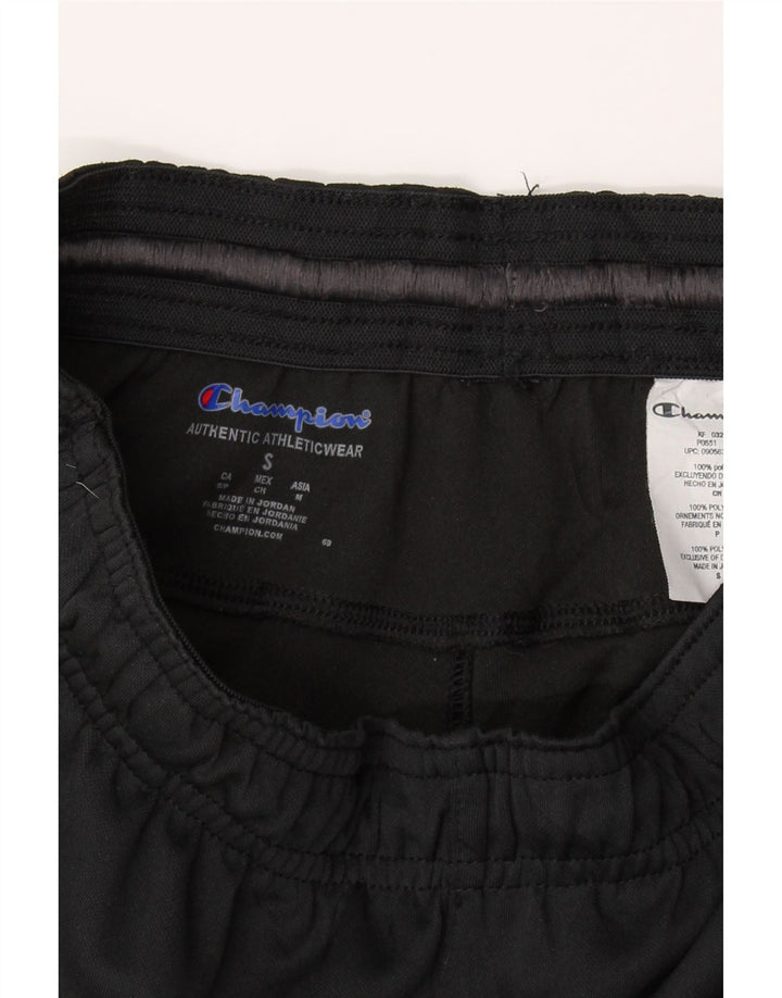 CHAMPION Womens Tracksuit Trousers UK 10 Small  Black Polyester Vintage Champion and Second-Hand Champion from Messina Hembry 