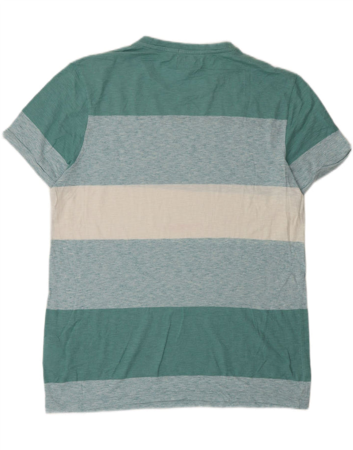 Jules Mens Regular Fit T-Shirt Top XL Multicoloured Striped Cotton